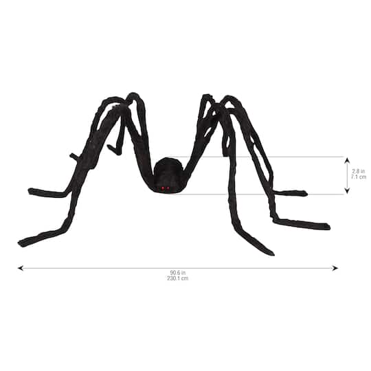 7.5ft. Black Spider by Ashland®